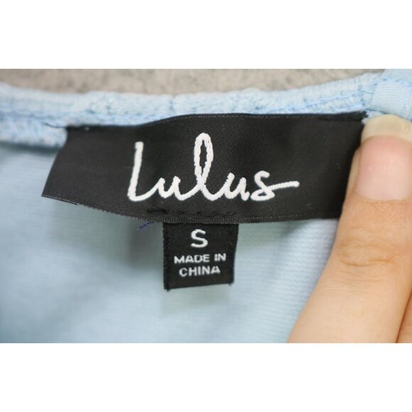 LuLu's Sway Away Lace Empire Waist Dress-Adj. Straps-Small-Lined-Cottagecore - Picture 8 of 15